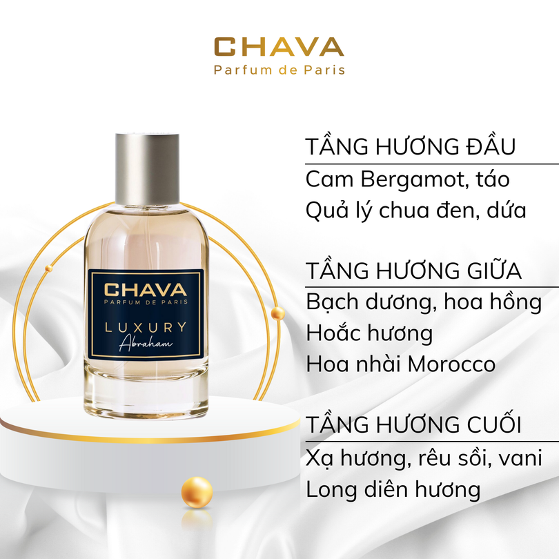 Nước Hoa Nam Luxury Abraham 50ml - Chava