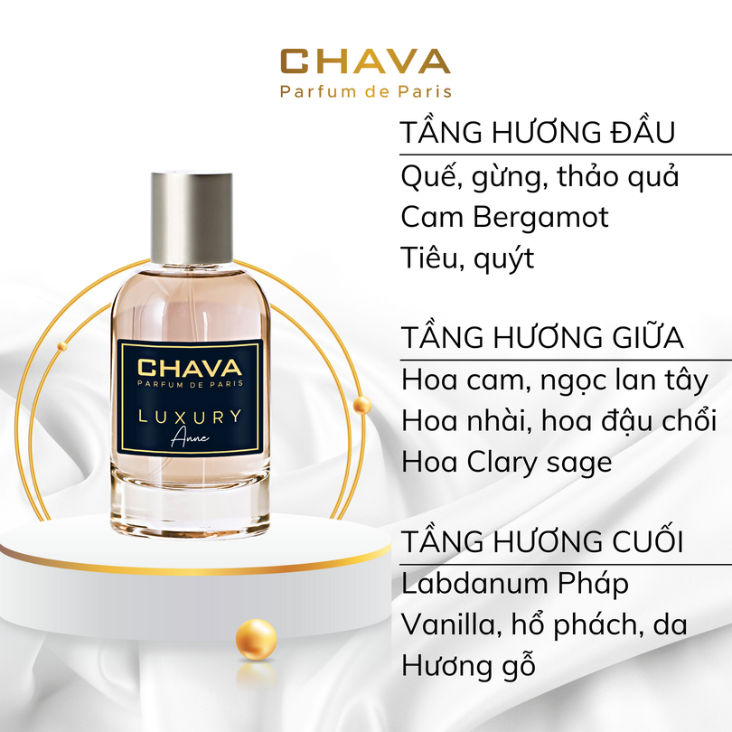 Nước Hoa Nữ Luxury Anne 50ml - Chava